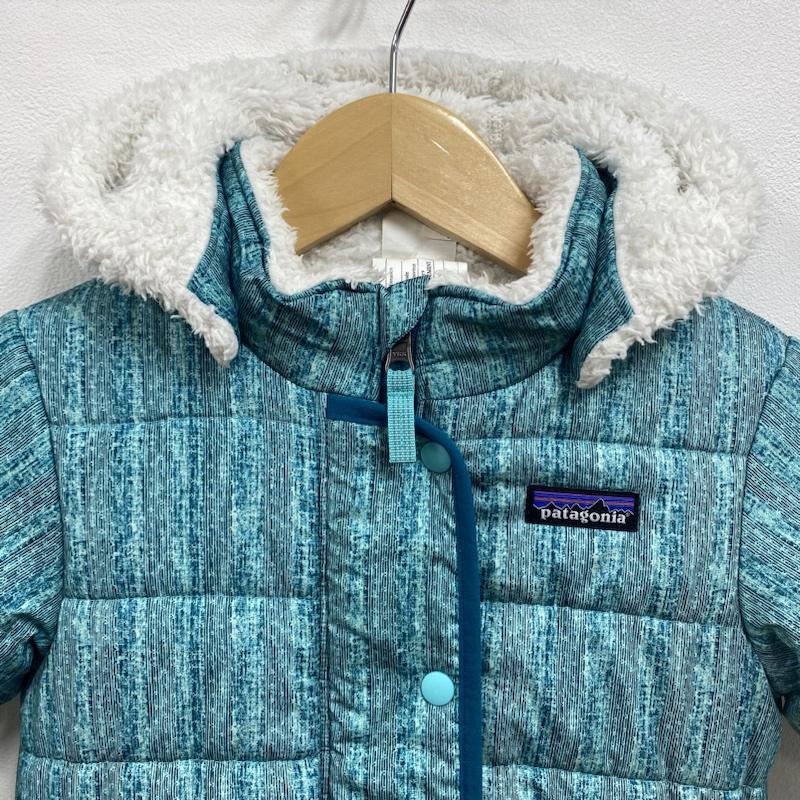 パタゴニア patagonia ジャケット、上着 ジャンパー、ブルゾン キッズ Baby Reversible Dream Song Hoody 61150 ボア フリース リバーシブル 3T - 総柄 X ワンポイント X ロゴ、文字 緑 / グリーン / green X 薄緑 / ライトグリーン / ガールズ USED 古着 中古 50114903