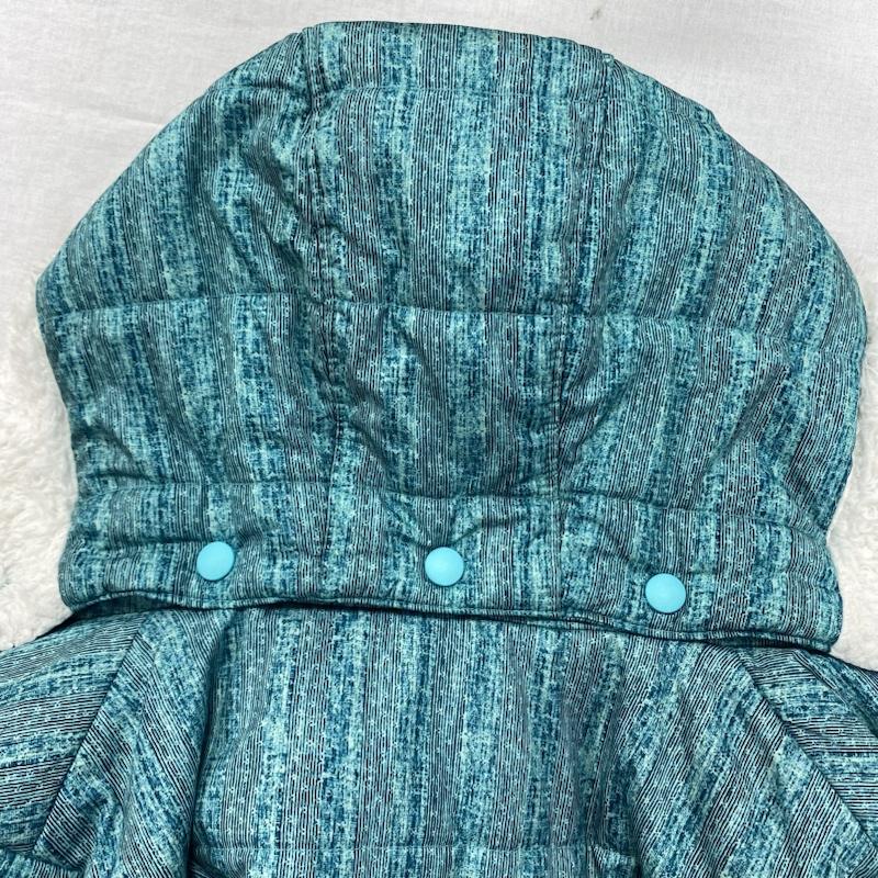 パタゴニア patagonia ジャケット、上着 ジャンパー、ブルゾン キッズ Baby Reversible Dream Song Hoody 61150 ボア フリース リバーシブル 3T - 総柄 X ワンポイント X ロゴ、文字 緑 / グリーン / green X 薄緑 / ライトグリーン / ガールズ USED 古着 中古 50114903