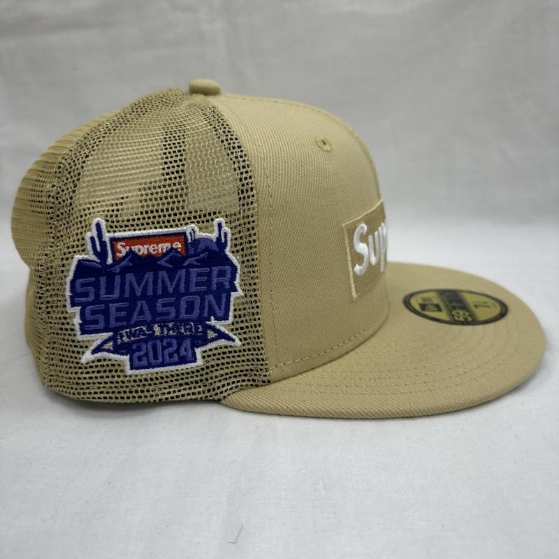 シュプリーム Supreme 帽子 キャップ ✕NEW ERA 24SS Box Logo Mesh Back ボックスロゴ メッシュ - ベージュ / ベージュ / beige メンズ USED 古着 中古 50115053