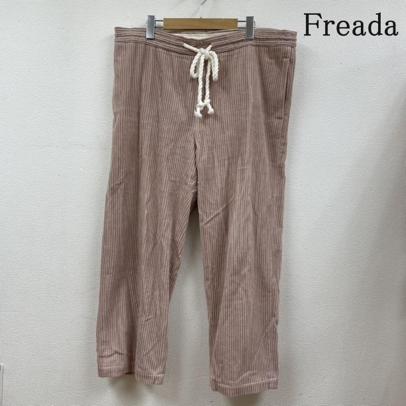 フリーダ Freada パンツ ワークパンツ、ペインターパンツ コーデュロイ ワイド パンツ コックパンツ 太め 大きめ オーバーシルエット 193-3404 FREE 無地 桃 / ピンク / pink レディース USED 古着 中古 50115100