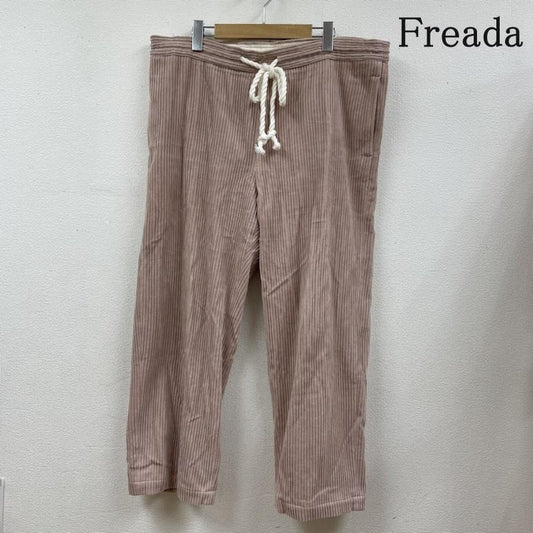 フリーダ Freada パンツ ワークパンツ、ペインターパンツ コーデュロイ ワイド パンツ コックパンツ 太め 大きめ オーバーシルエット 193-3404 FREE 無地 桃 / ピンク / pink レディース USED 古着 中古 50115100
