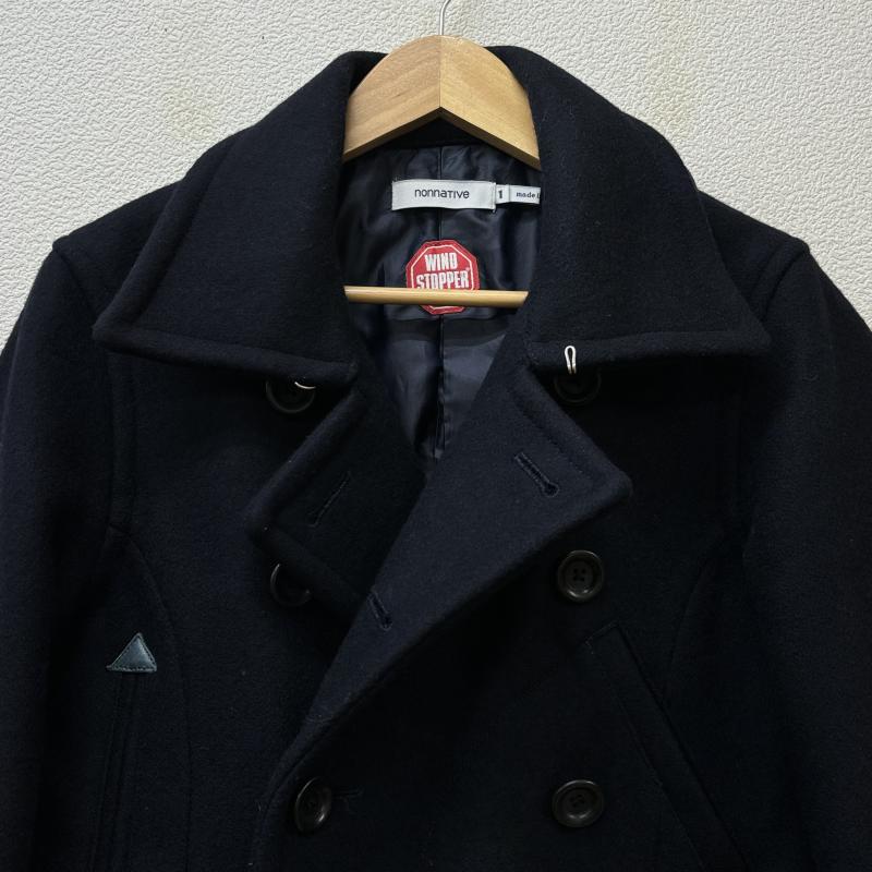 ノンネイティブ nonnative コート ピーコート NN-JU2405 WINDSTOPPER SAILOR COAT ウインドストッパー ウール セーラー ピー 1 紺 / ネイビー / navy メンズ USED 古着 中古 50115254