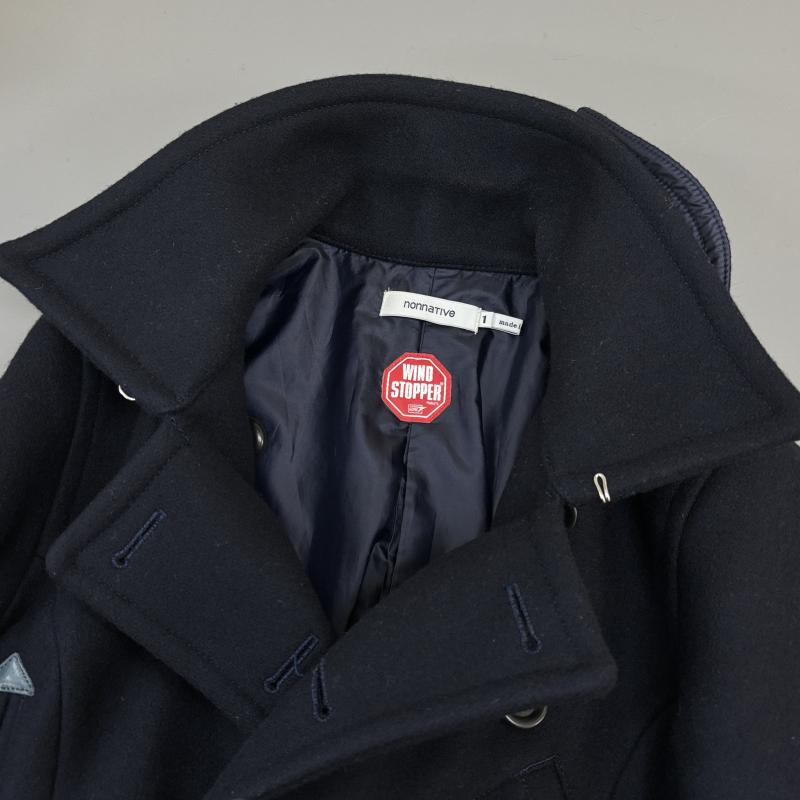 ノンネイティブ nonnative コート ピーコート NN-JU2405 WINDSTOPPER SAILOR COAT ウインドストッパー ウール セーラー ピー 1 紺 / ネイビー / navy メンズ USED 古着 中古 50115254