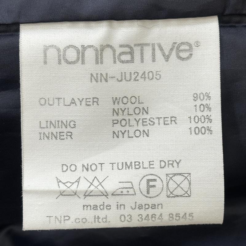 ノンネイティブ nonnative コート ピーコート NN-JU2405 WINDSTOPPER SAILOR COAT ウインドストッパー ウール セーラー ピー 1 紺 / ネイビー / navy メンズ USED 古着 中古 50115254