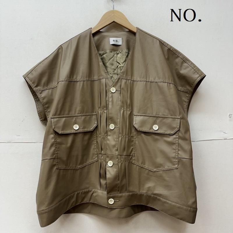 古着 USED ベスト ベスト NO. 2ND ECO-LEATHER VEST フェイク レザー ベスト 21-ss-vt-01 1 茶 / ブラウン / brown レディース USED 古着 中古 50115452