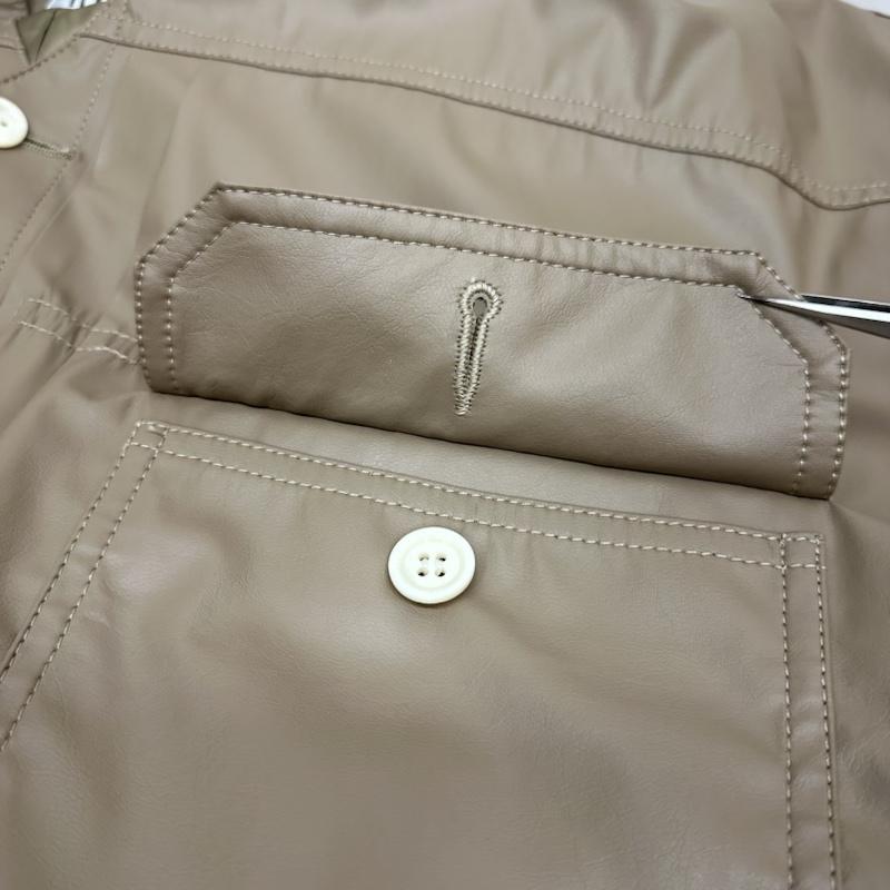 古着 USED ベスト ベスト NO. 2ND ECO-LEATHER VEST フェイク レザー ベスト 21-ss-vt-01 1 茶 / ブラウン / brown レディース USED 古着 中古 50115452
