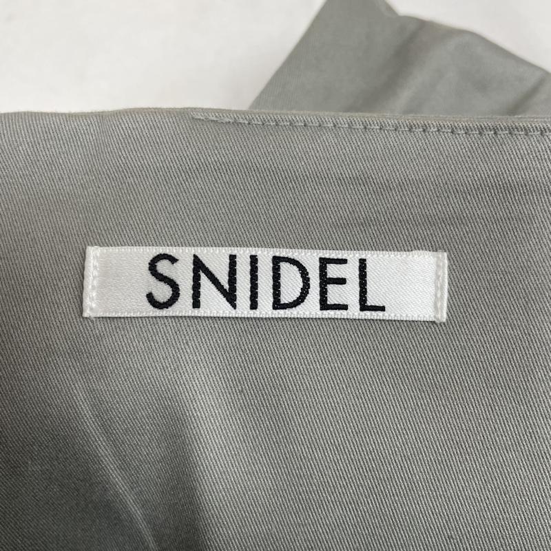 スナイデル SNIDEL スカート ロングスカート ビッグリボン タイトシルエット ハイウエスト スリット ペンシル スカート SWFS212084 1 無地 カーキ / カーキ / khaki レディース USED 古着 中古 50115565