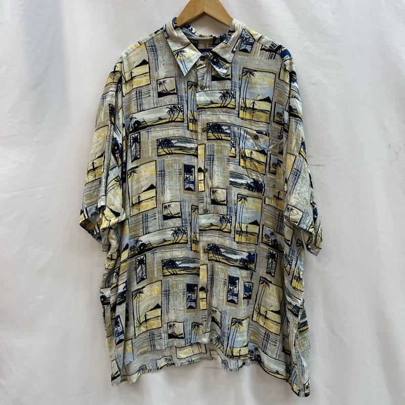 古着 USED シャツ、ブラウス 半袖 PURITAN ピューリタン 90s レーヨン アロハシャツ ビッグサイズ 3XL - メンズ USED 古着 中古 50115674