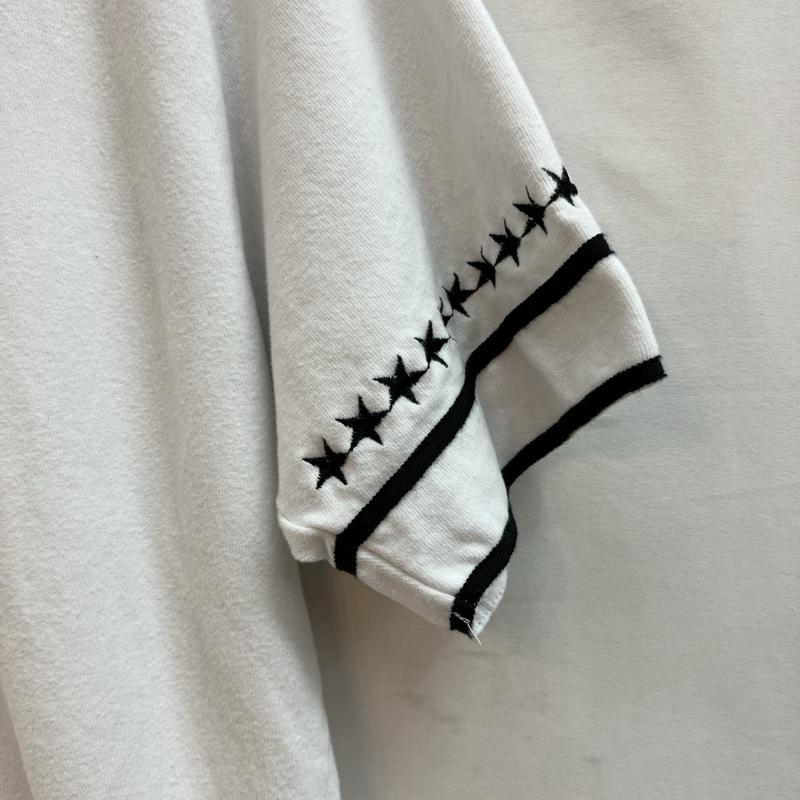 スタンプド STAMPD シャツ、ブラウス 半袖 スター刺繍 ベースボールシャツ M 白 / ホワイト / white メンズ USED 古着 中古 50115711