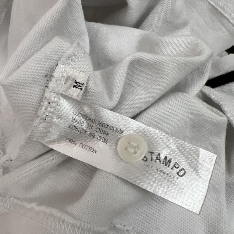 スタンプド STAMPD シャツ、ブラウス 半袖 スター刺繍 ベースボールシャツ M 白 / ホワイト / white メンズ USED 古着 中古 50115711