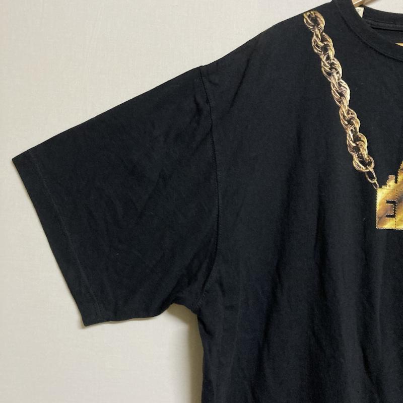 古着 USED Tシャツ 半袖 ecko unltd. / エコーアンリミテッド　Original Classic-T 金ネックプリント 半袖 クルーネックTシャツ XXL プリント 黒 / ブラック / black メンズ USED 古着 中古 50115756