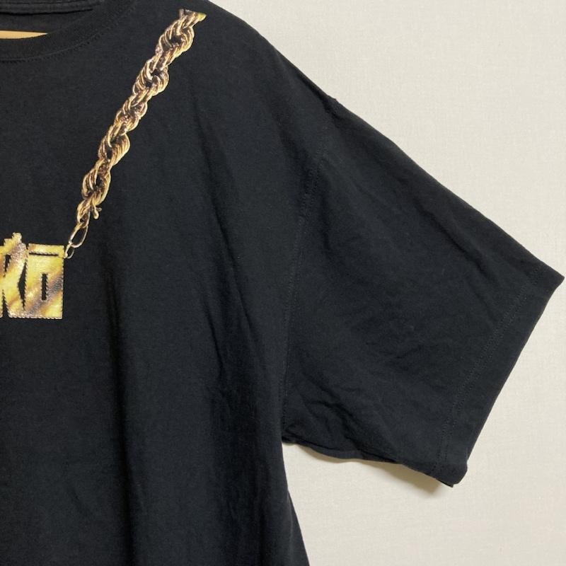 古着 USED Tシャツ 半袖 ecko unltd. / エコーアンリミテッド　Original Classic-T 金ネックプリント 半袖 クルーネックTシャツ XXL プリント 黒 / ブラック / black メンズ USED 古着 中古 50115756