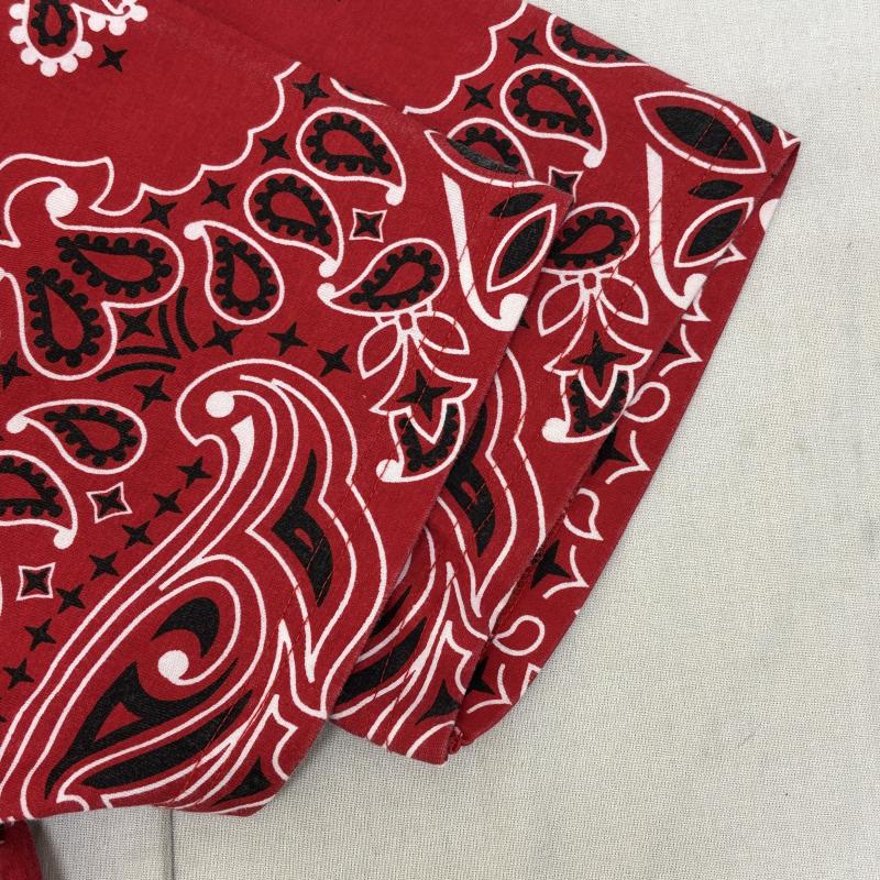 シュプリーム Supreme Tシャツ 半袖 21SS Small Box Tee Bandana スモール ボックス ロゴ バンダナ ペイズリー クルーネック M 赤 / レッド / red メンズ USED 古着 中古 50115847