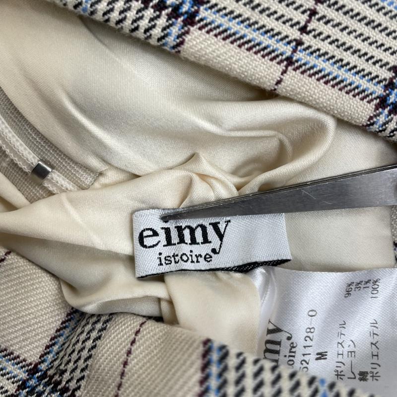 エイミーイストワール eimy istoire スカート ひざ丈スカート ベルト付き チェック スカート スリット入り ハイウエスト 1118521128-0 M チェック マルチカラー / マルチカラー / multicolor レディース USED 古着 中古 50115910