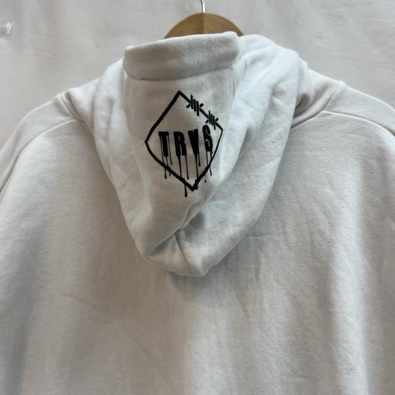 古着 USED パーカー 半袖 TRAVAS TOKYO トラバストーキョー アイスクリームプリント半袖パーカー FREE 白 / ホワイト / white レディース USED 古着 中古 50115930
