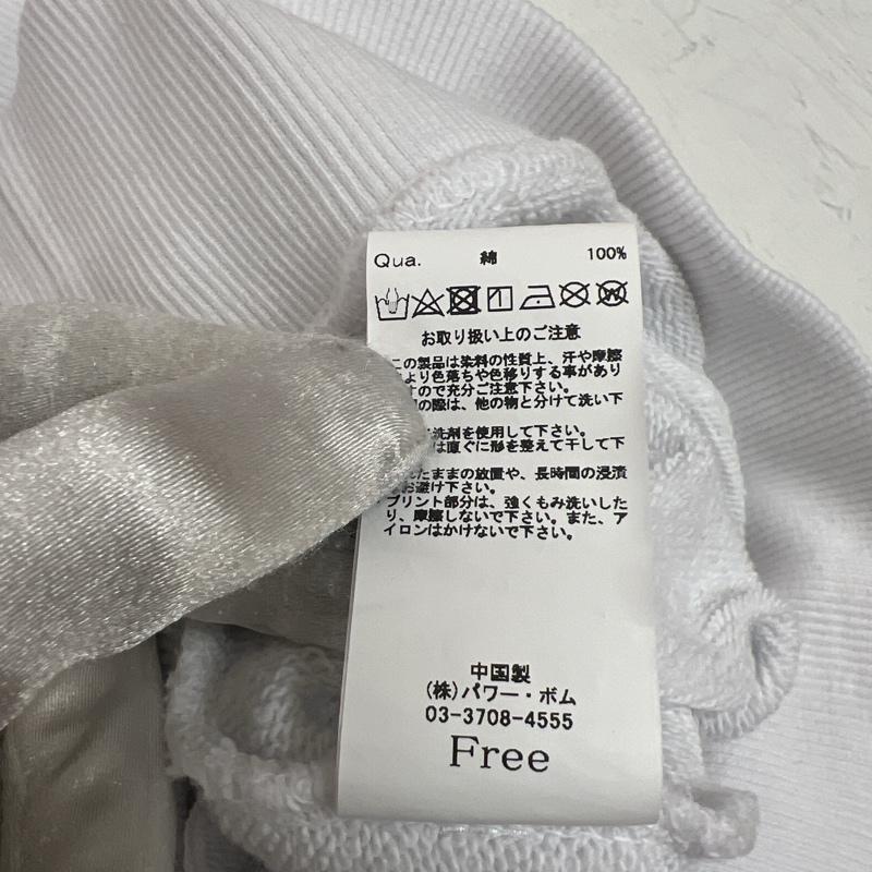 古着 USED パーカー 半袖 TRAVAS TOKYO トラバストーキョー アイスクリームプリント半袖パーカー FREE 白 / ホワイト / white レディース USED 古着 中古 50115930