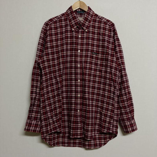 ウールリッチ WOOLRICH シャツ、ブラウス 長袖 Pure Cotton チェック柄 長袖 ボタンダウンシャツ M チェック 赤 / レッド / red メンズ USED 古着 中古 50115952