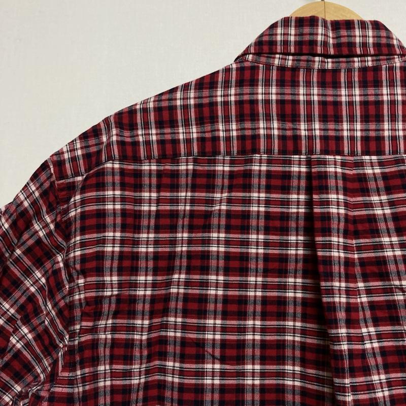 ウールリッチ WOOLRICH シャツ、ブラウス 長袖 Pure Cotton チェック柄 長袖 ボタンダウンシャツ M チェック 赤 / レッド / red メンズ USED 古着 中古 50115952