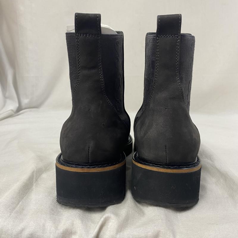 ランバンオンブルー LANVIN en Bleu ブーツ ショートブーツ 542564 サイドゴアショートブーツ チャコールグレー 24.5cm 日本製 24.5cm ロゴ、文字 チャコールグレー / チャコールグレー / レディース USED 古着 中古 50116273
