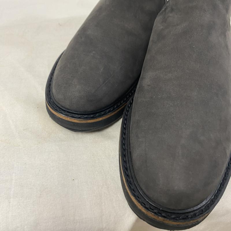 ランバンオンブルー LANVIN en Bleu ブーツ ショートブーツ 542564 サイドゴアショートブーツ チャコールグレー 24.5cm 日本製 24.5cm ロゴ、文字 チャコールグレー / チャコールグレー / レディース USED 古着 中古 50116273