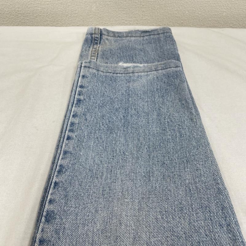 リーバイス Levi s パンツ デニム、ジーンズ 512 ウォッシュ クラッシュ ダメージ デニム パンツ スリムフィット USA製 29インチ ダメージ加工 X ロゴ、文字 インディゴ / インディゴ / Indigo メンズ USED 古着 中古 50116582