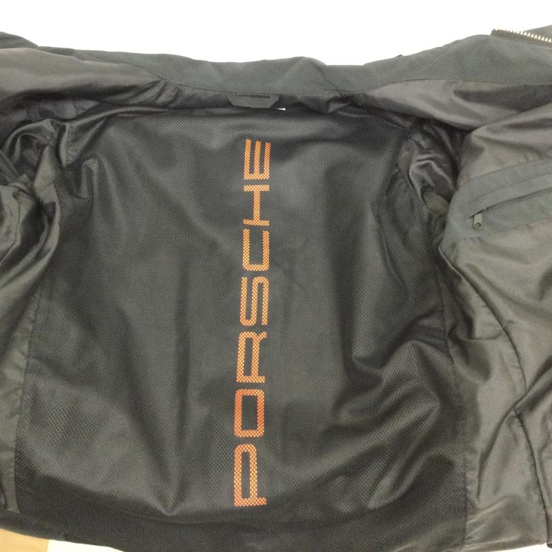 古着 USED コート コート一般 PORSCHE DESIGN ポルシェ ボンディング ハーフコート メッシュ裏地 ワッペン付 XS 無地 X ロゴ、文字 灰 / グレー / gray メンズ USED 古着 中古 50116642