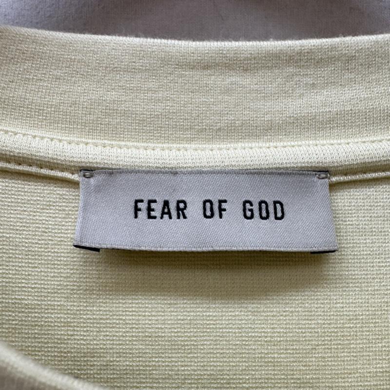 フィアーオブゴッド Fear of God Tシャツ 半袖 Thunderbird Milano ジャージー オーバーサイズ Tシャツ 刺繍入り M 黄 / イエロー / yellow メンズ USED 古着 中古 50116664