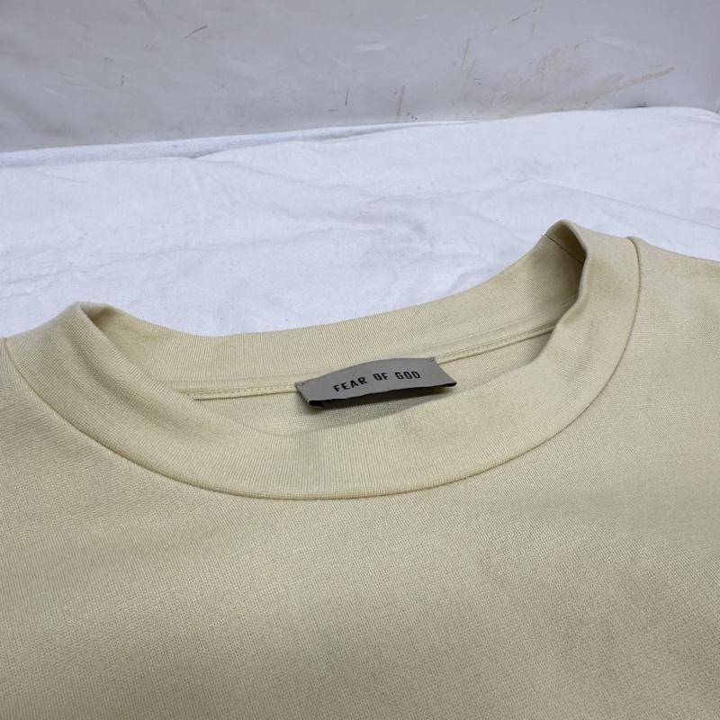 フィアーオブゴッド Fear of God Tシャツ 半袖 Thunderbird Milano ジャージー オーバーサイズ Tシャツ 刺繍入り M 黄 / イエロー / yellow メンズ USED 古着 中古 50116664
