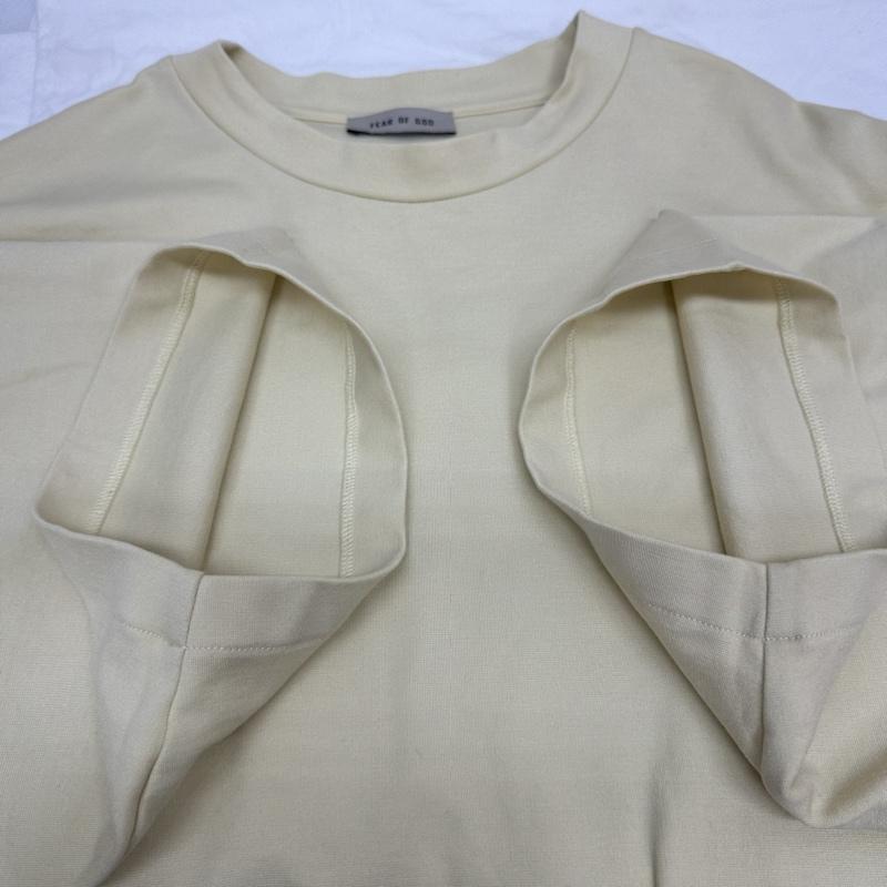 フィアーオブゴッド Fear of God Tシャツ 半袖 Thunderbird Milano ジャージー オーバーサイズ Tシャツ 刺繍入り M 黄 / イエロー / yellow メンズ USED 古着 中古 50116664