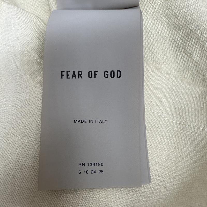 フィアーオブゴッド Fear of God Tシャツ 半袖 Thunderbird Milano ジャージー オーバーサイズ Tシャツ 刺繍入り M 黄 / イエロー / yellow メンズ USED 古着 中古 50116664