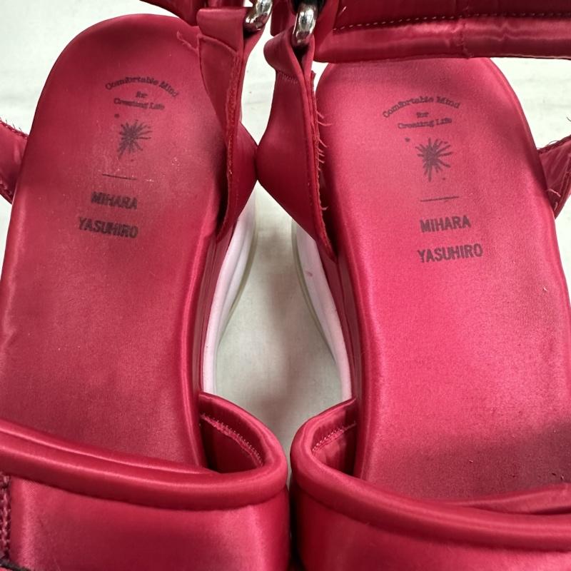 ミハラヤスヒロ MIHARAYASUHIRO サンダル サンダル E02FW701 エアソール 厚底 ストラップ - 桃 / ピンク / pink レディース USED 古着 中古 50116704