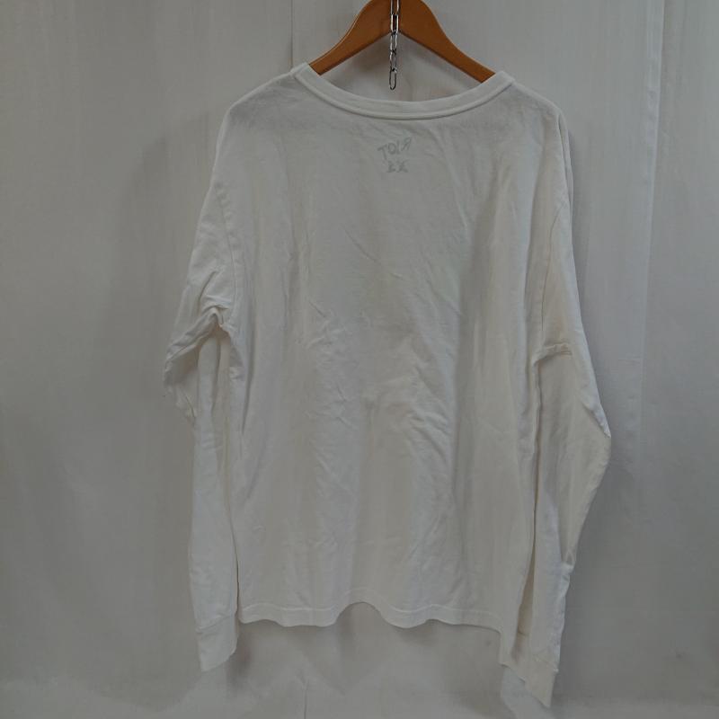 ＵＳＥＤ古着 USED/古着 Tシャツ 長袖 RIOT FACETASM ライオット ファセッタズム MEXICAN LOGO TEE メキシカン ロゴ プリント RF20AW-TEE-U11 XL ロゴ、文字 白 / ホワイト / white メンズ USED 古着 中古 50116714
