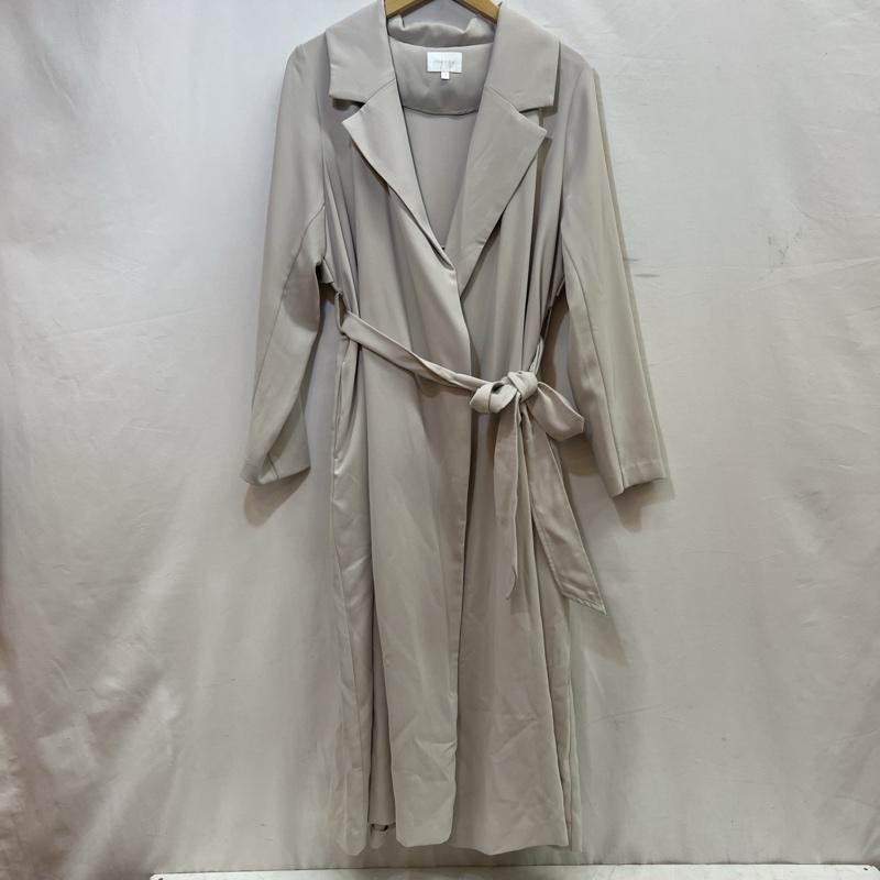 リエンダ rienda コート トレンチコート 110ESR30-0330 ライトトレンチコート S ベージュ / ベージュ / beige レディース USED 古着 中古 50116777