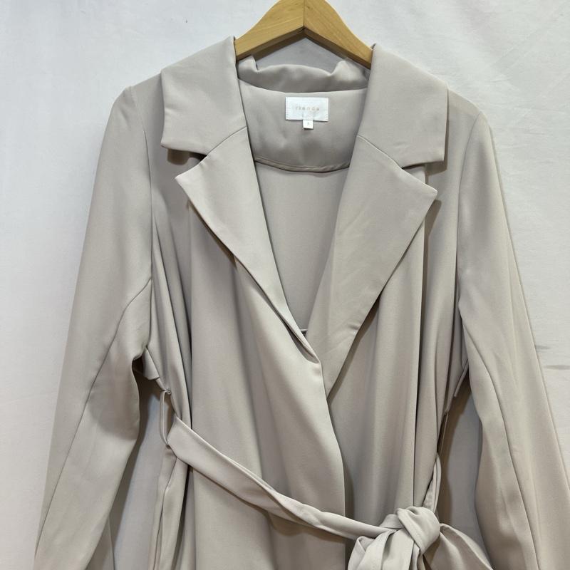 リエンダ rienda コート トレンチコート 110ESR30-0330 ライトトレンチコート S ベージュ / ベージュ / beige レディース USED 古着 中古 50116777