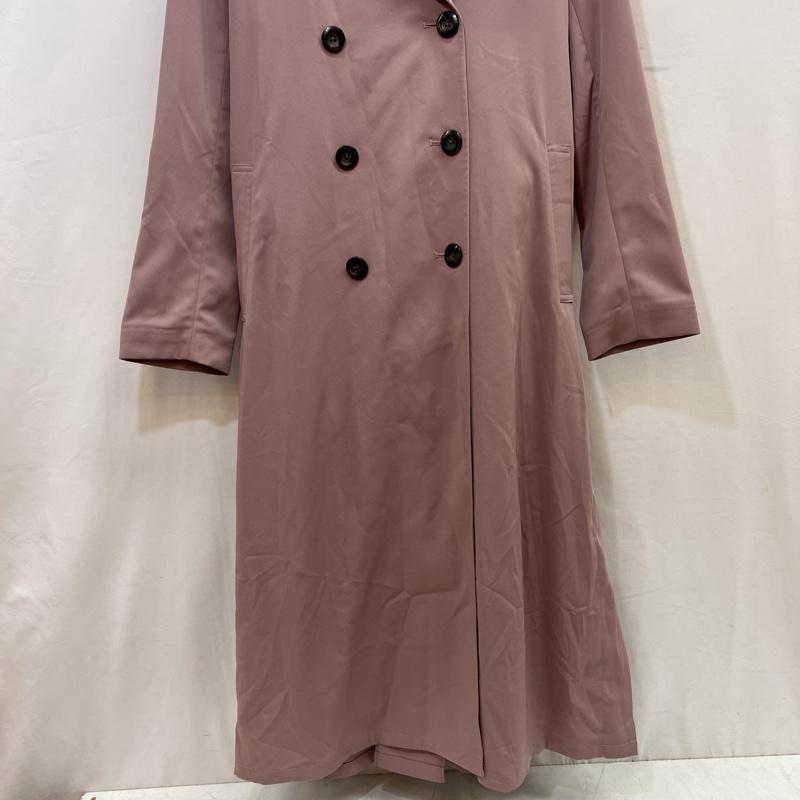 リエンダ rienda コート トレンチコート 110ES630-0230 サイド プリーツコンビトレンチコート S 桃 / ピンク / pink レディース USED 古着 中古 50116785