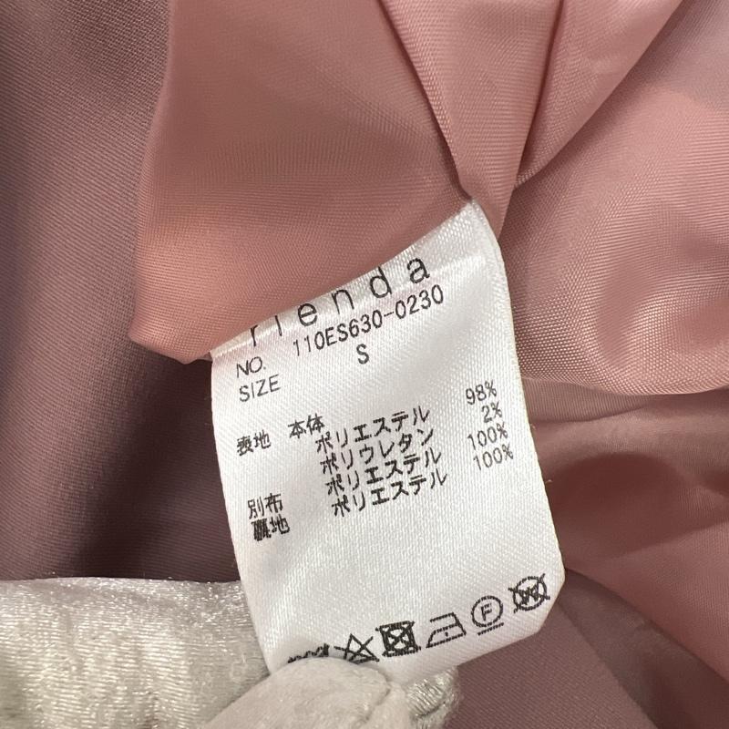 リエンダ rienda コート トレンチコート 110ES630-0230 サイド プリーツコンビトレンチコート S 桃 / ピンク / pink レディース USED 古着 中古 50116785