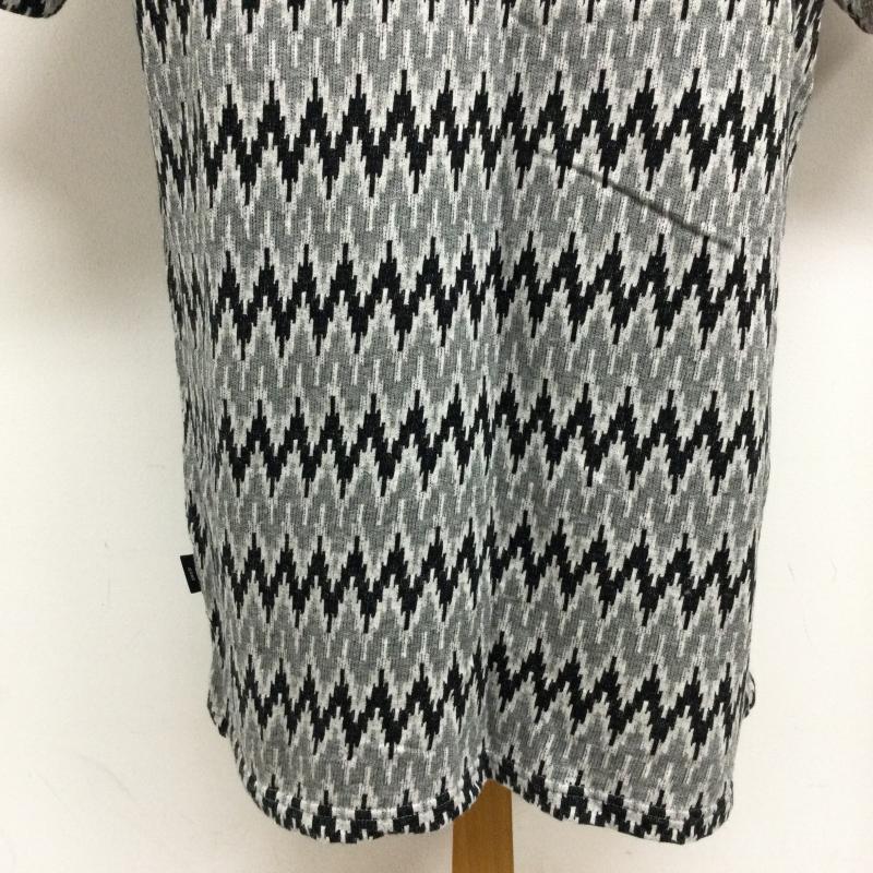 ポール・スミス ジーンズ Paul Smith JEANS Tシャツ 半袖 162510 幾何学模様 総柄 半袖Tシャツ L 総柄 白 / ホワイト / white X 灰 / グレー / gray X 黒 / ブラック / black メンズ USED 古着 中古 50116966