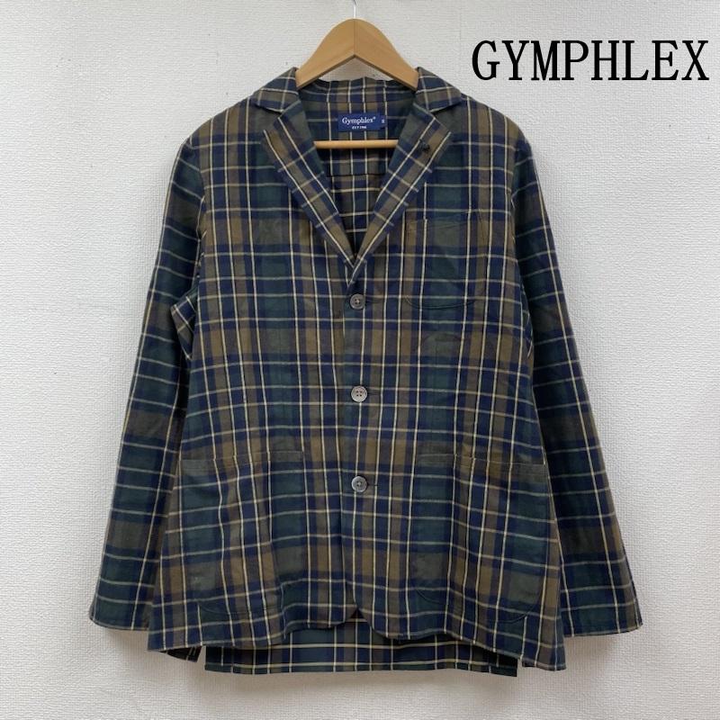 ジムフレックス GYMPHLEX シャツ、ブラウス 長袖 カジュアル テーラード ジャケット ネルシャツ チェック柄 3B J-1127 M チェック マルチカラー / マルチカラー / multicolor メンズ USED 古着 中古 50117234