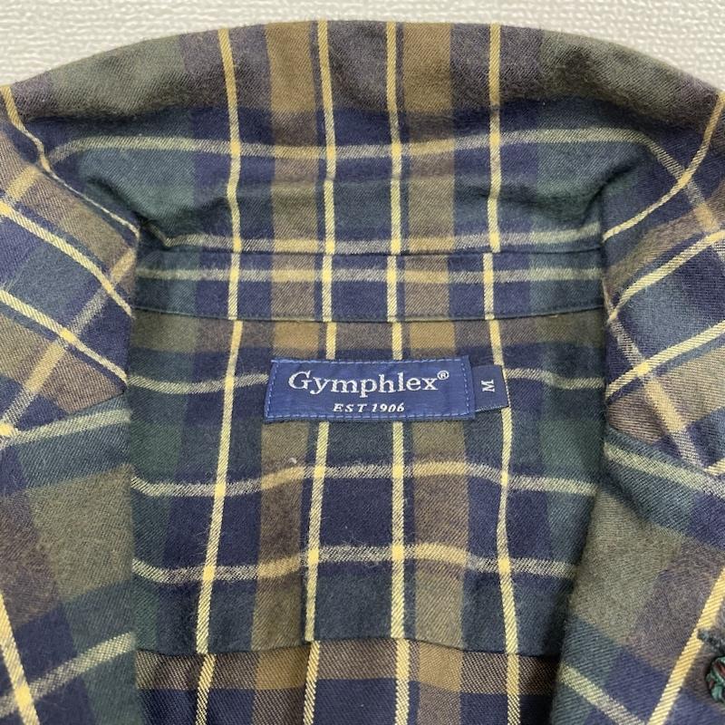 ジムフレックス GYMPHLEX シャツ、ブラウス 長袖 カジュアル テーラード ジャケット ネルシャツ チェック柄 3B J-1127 M チェック マルチカラー / マルチカラー / multicolor メンズ USED 古着 中古 50117234
