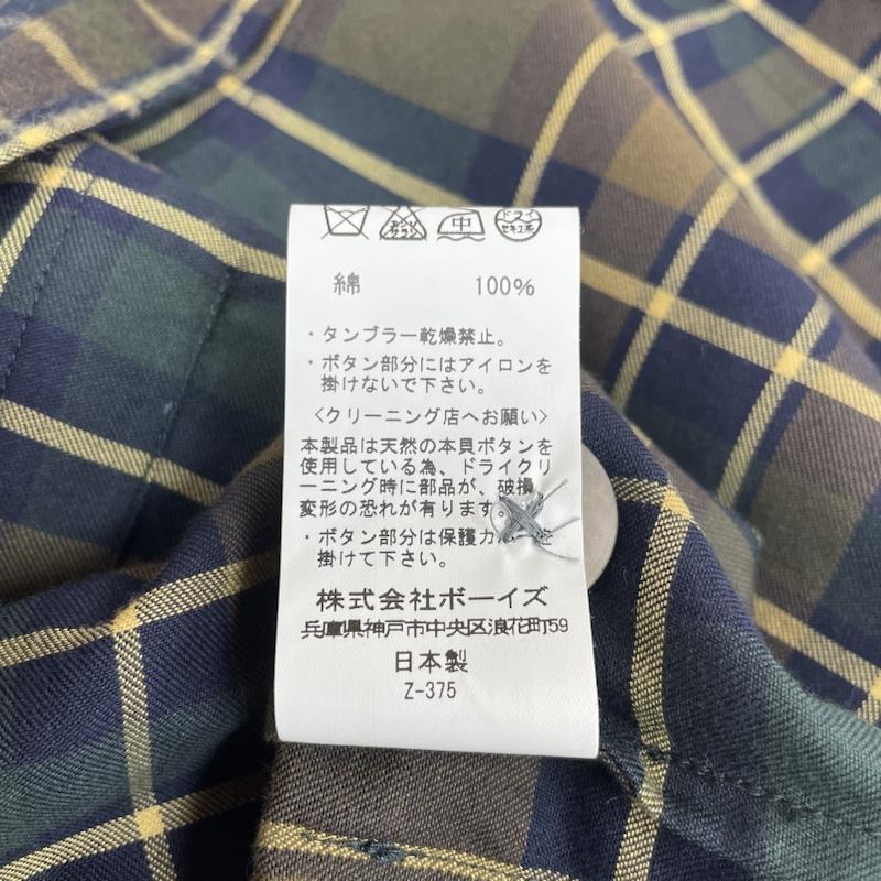 ジムフレックス GYMPHLEX シャツ、ブラウス 長袖 カジュアル テーラード ジャケット ネルシャツ チェック柄 3B J-1127 M チェック マルチカラー / マルチカラー / multicolor メンズ USED 古着 中古 50117234