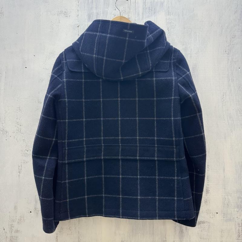 ギルドプライム GUILD PRIME コート コート一般 71F58-220-28 ダッフル チンストラップ トグル 格子 M 紺 / ネイビー / navy メンズ USED 古着 中古 50117456