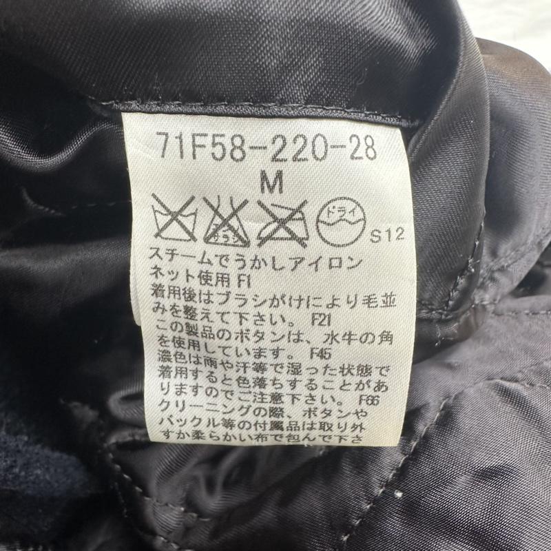 ギルドプライム GUILD PRIME コート コート一般 71F58-220-28 ダッフル チンストラップ トグル 格子 M 紺 / ネイビー / navy メンズ USED 古着 中古 50117456