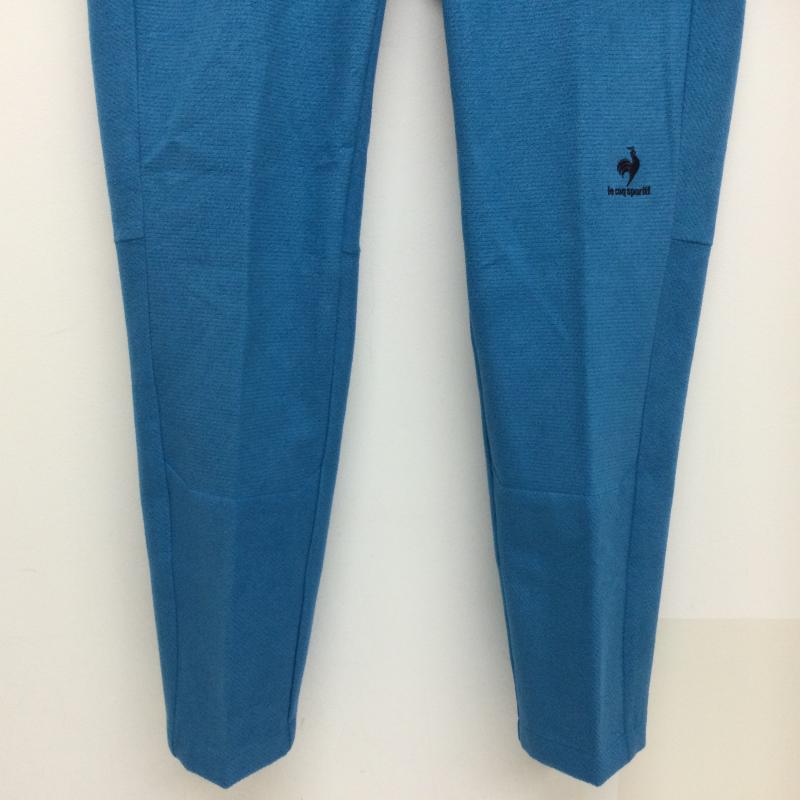 ルコックスポルティフ le coq sportif ボトムス ボトムス QGMUJD07 スイッチストレッチ起毛パンツ ロゴ刺繍 ゴルフパンツ サイズ79 L ロゴ、文字 青 / ブルー / blue メンズ USED 古着 中古 50117511
