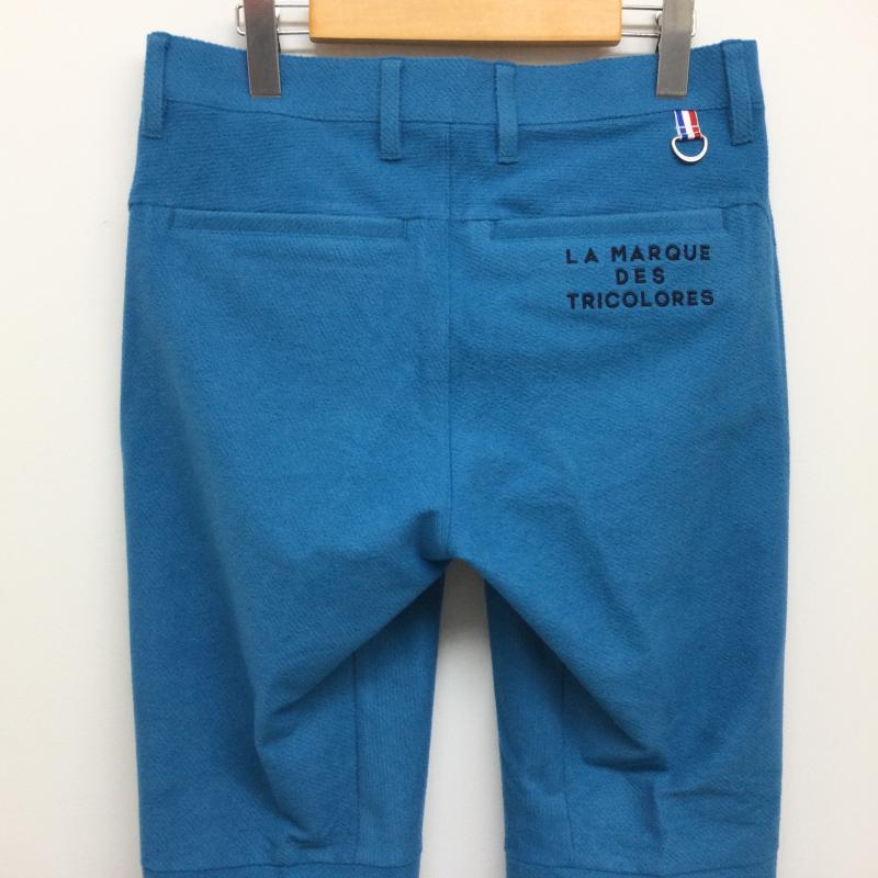 ルコックスポルティフ le coq sportif ボトムス ボトムス QGMUJD07 スイッチストレッチ起毛パンツ ロゴ刺繍 ゴルフパンツ サイズ79 L ロゴ、文字 青 / ブルー / blue メンズ USED 古着 中古 50117511