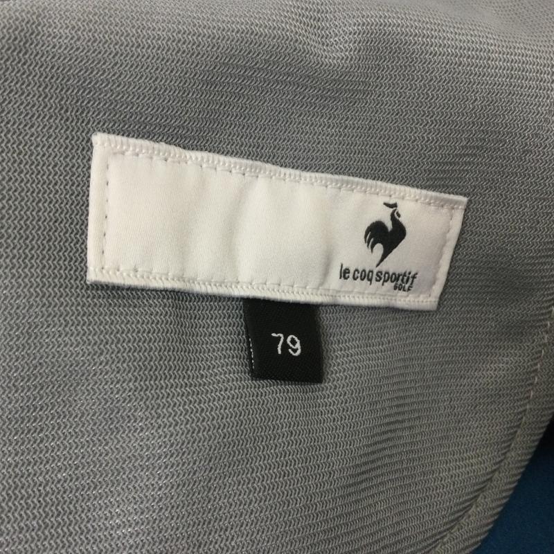 ルコックスポルティフ le coq sportif ボトムス ボトムス QGMUJD07 スイッチストレッチ起毛パンツ ロゴ刺繍 ゴルフパンツ サイズ79 L ロゴ、文字 青 / ブルー / blue メンズ USED 古着 中古 50117511