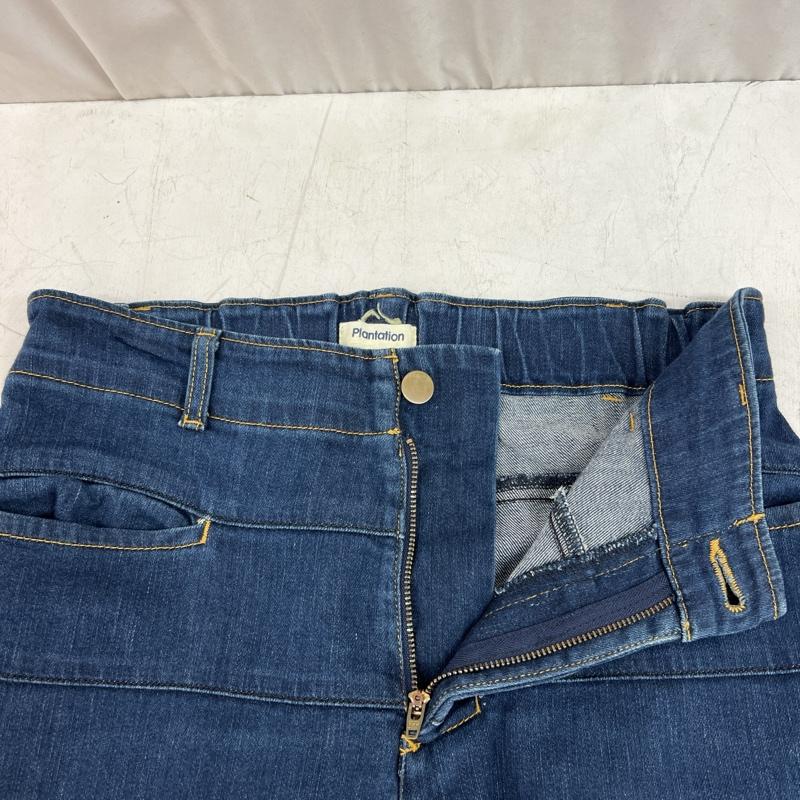 プランテーション Plantation パンツ デニム、ジーンズ イッセイミヤケ スリット デニムパンツ - レディース USED 古着 中古 50117527