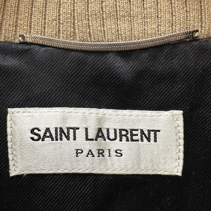 サンローランパリ SAINT LAURENT PARIS ジャケット、上着 ジャンパー、ブルゾン 21SS Teaay Souvenir Jacket キルティング スカジャン V25N 643883 46 黒 / ブラック / black X 金 / ゴールド / gold color メンズ USED 古着 中古 50117635