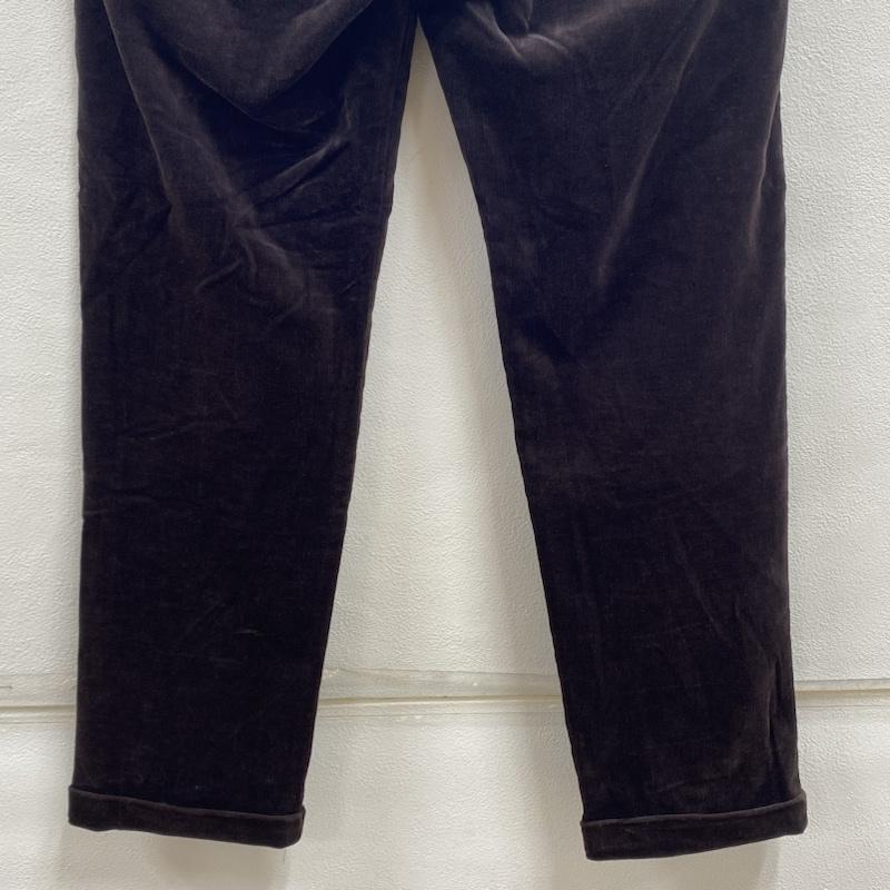 ピーエスポールスミス PS Paul Smith パンツ スラックス コーデュロイ ワンタック テーパード ジッパーフライ S 無地 X ストライプ 茶 / ブラウン / brown メンズ USED 古着 中古 50117648