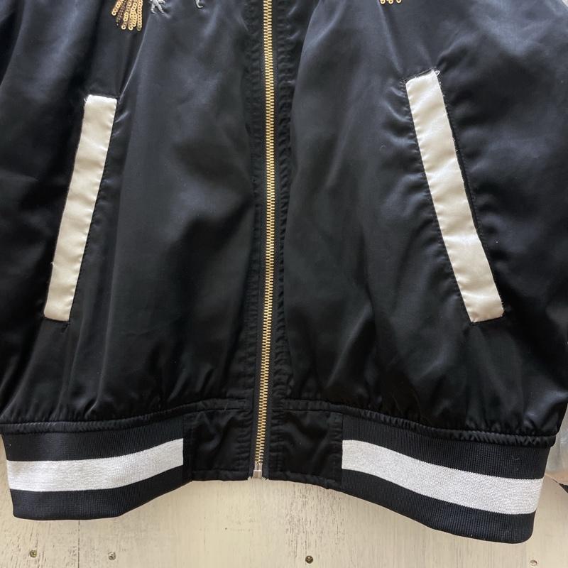 ボーイロンドン BOY LONDON ジャケット、上着 ジャンパー、ブルゾン B71JP06U 17SS スパンコール イーグル 刺繍 スカジャン S 黒 / ブラック / black X 銀 / シルバー / silver color メンズ USED 古着 中古 50117654