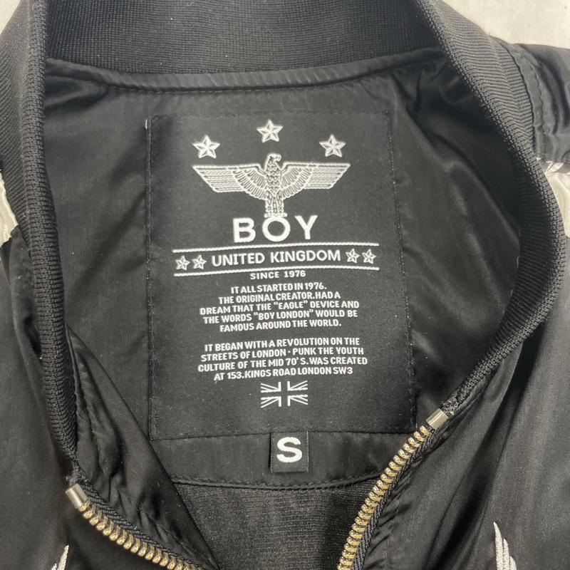 ボーイロンドン BOY LONDON ジャケット、上着 ジャンパー、ブルゾン B71JP06U 17SS スパンコール イーグル 刺繍 スカジャン S 黒 / ブラック / black X 銀 / シルバー / silver color メンズ USED 古着 中古 50117654